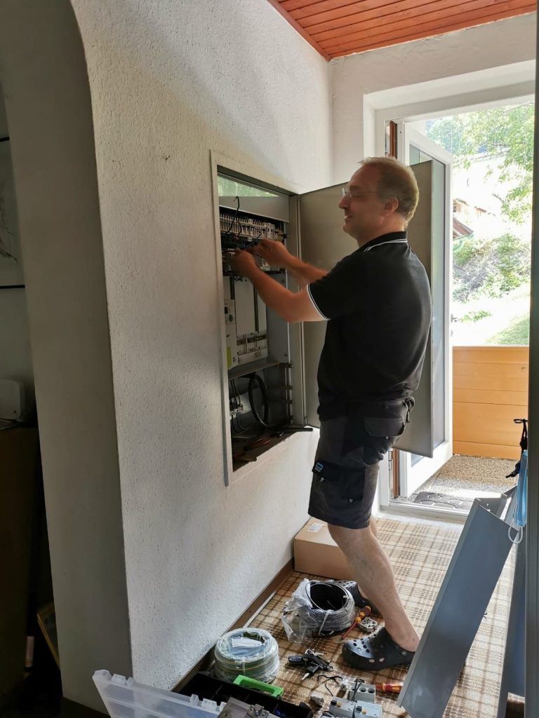 Unser Meister in Arbeit